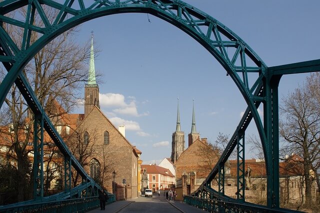 Ostrów Tumski miasto Wrocław